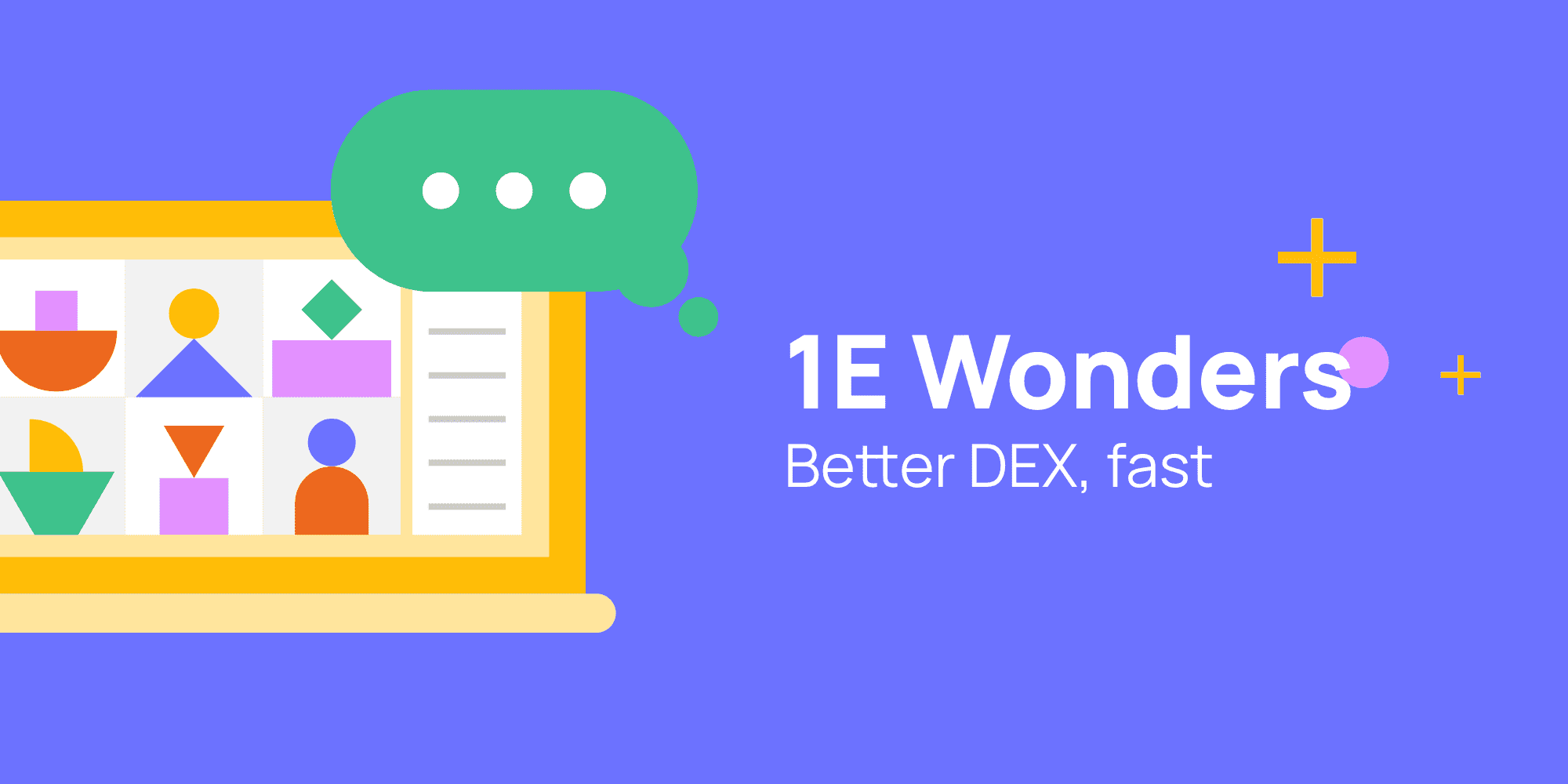 1E Wonders - Better DEX, fast 1E Wonders - Better DEX, fast