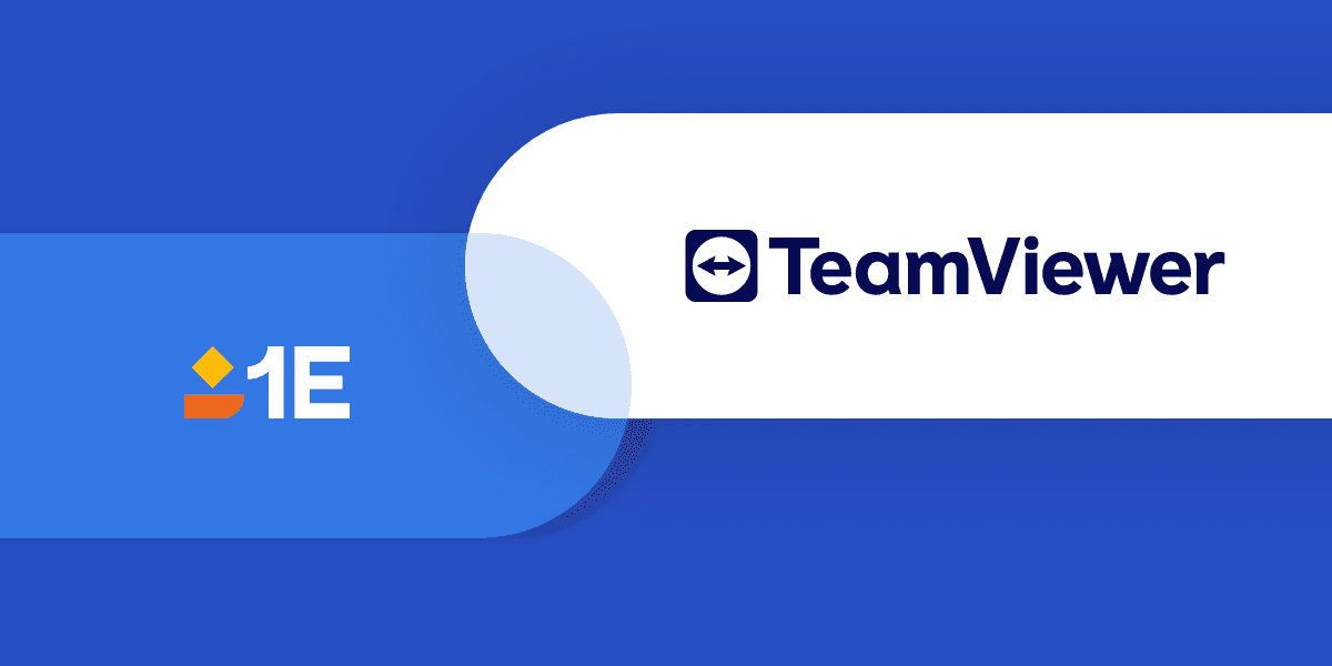 TeamViewer to Acquire 1E TeamViewer to Acquire 1E
