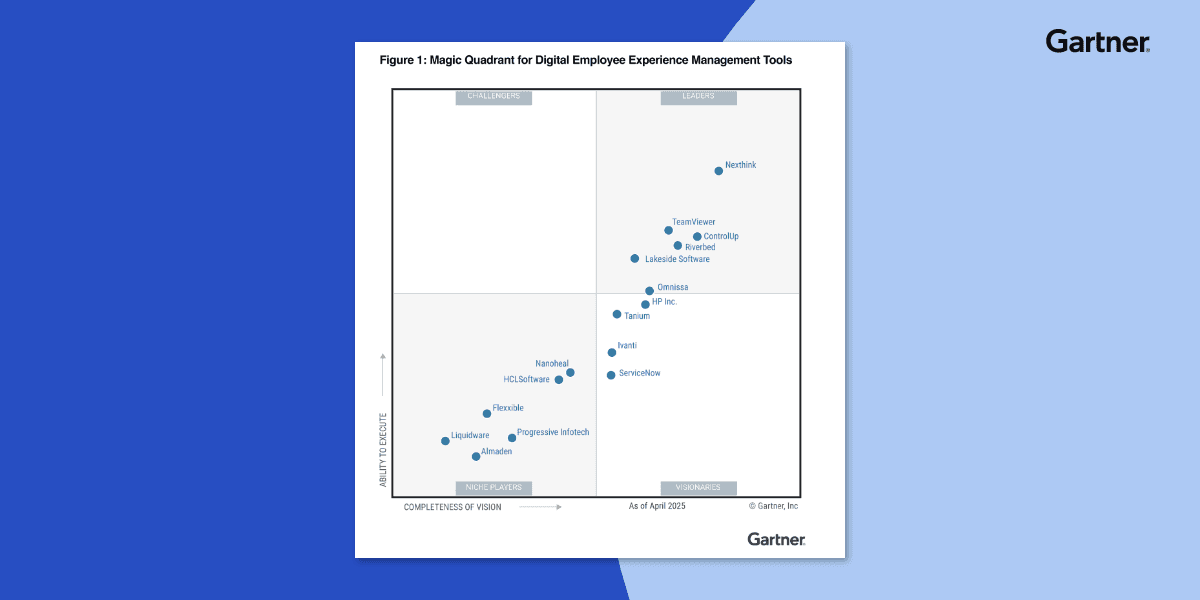 Report - Gartner MQ DEX 2025